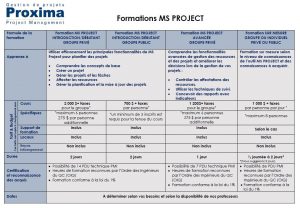 Formation MS Pro
